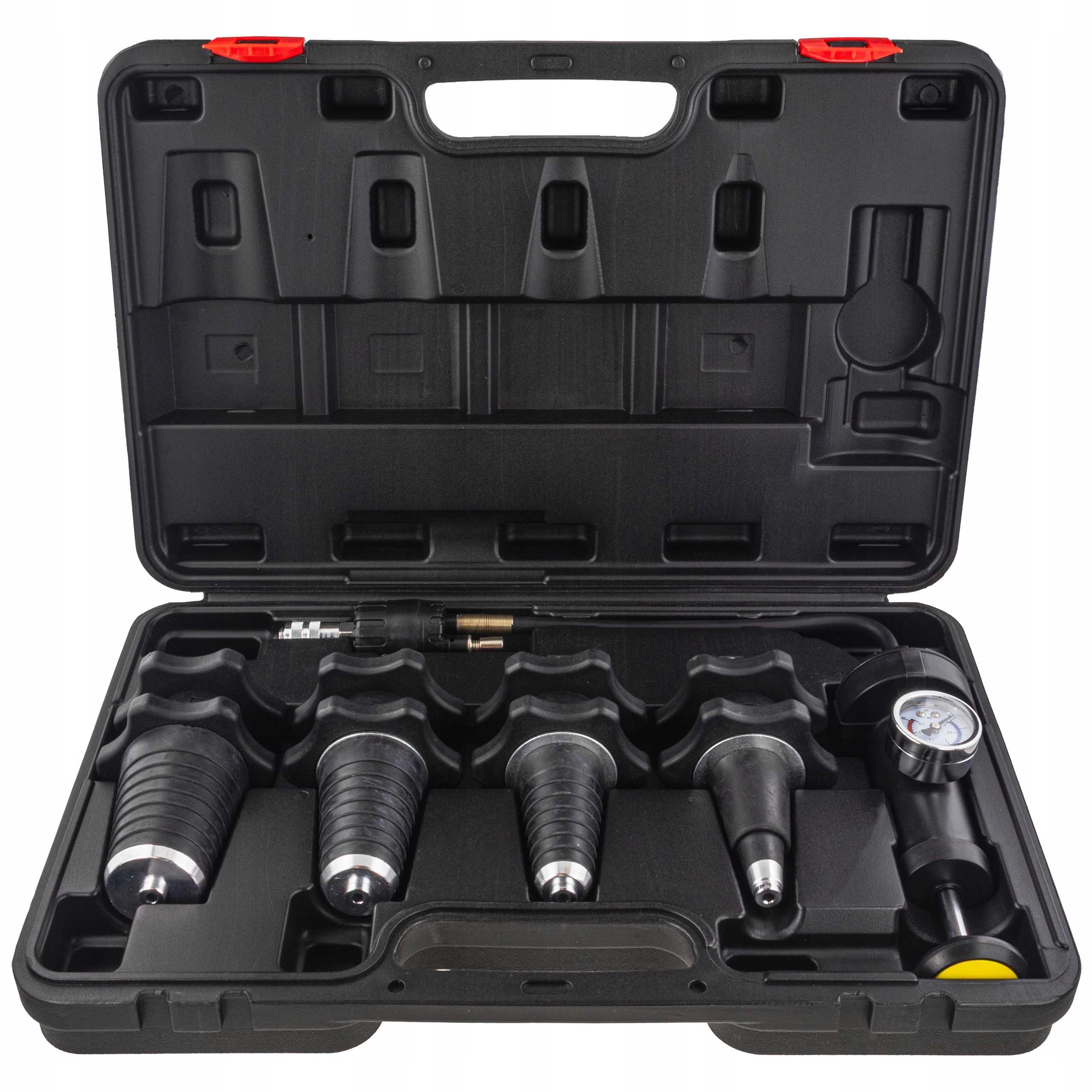 Tester Těsnosti Chladicího Systému S Manometrovou Pumpou A Adaptéry 8 El