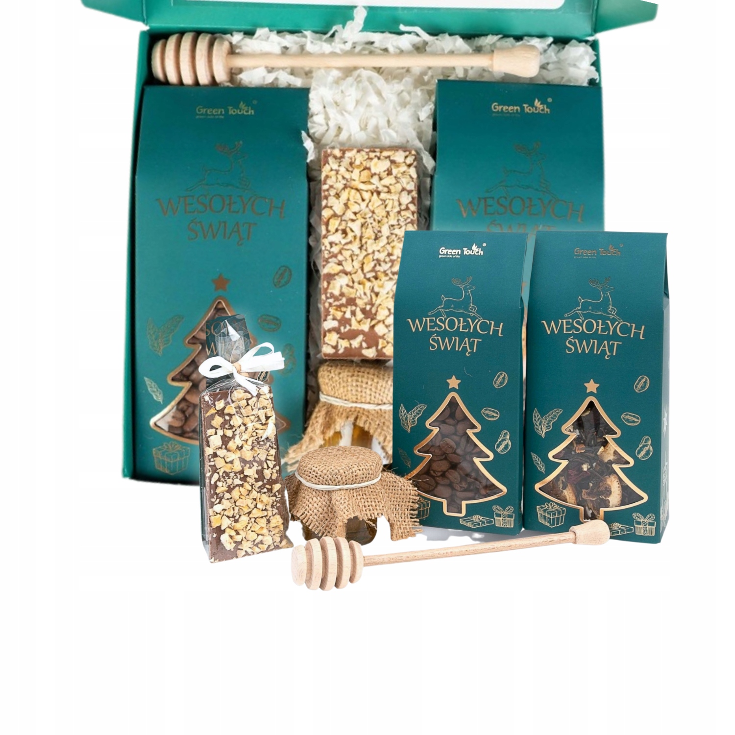 Levně Dárková Sada Na Vánoční Čaj Káva V Ozdobné Dárkové Krabičce