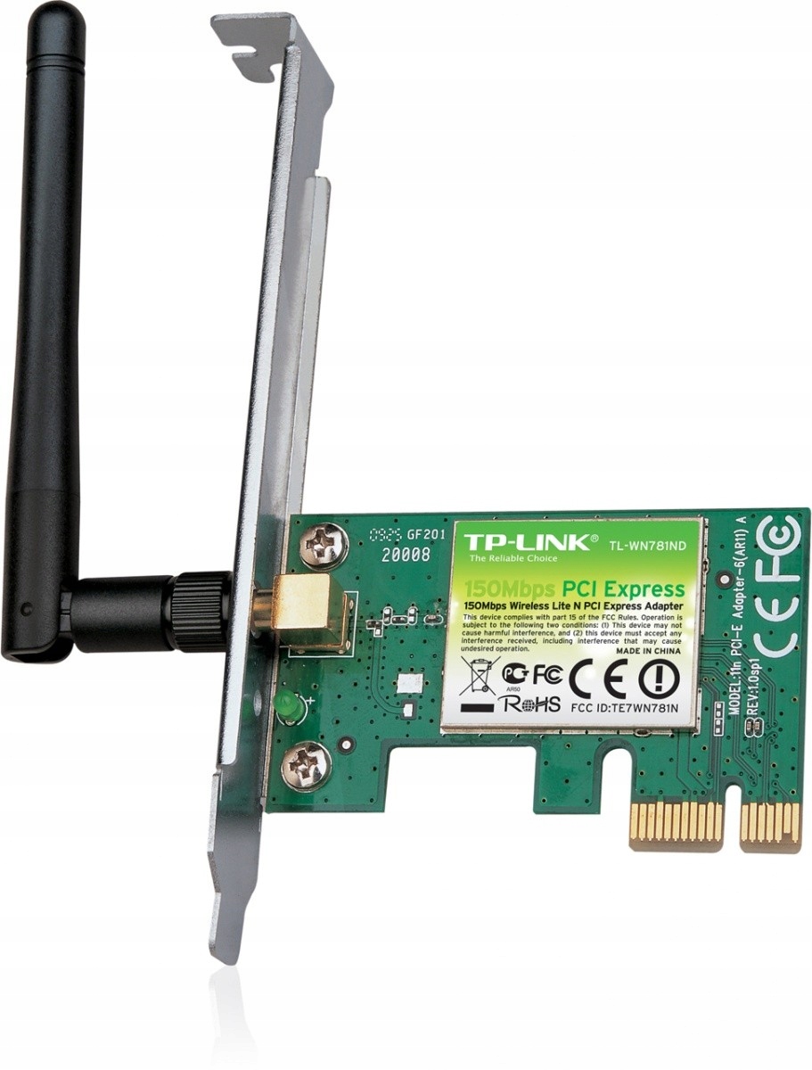 WN781ND karta WiFi N150 Pci-e 1x2dBi (sma) Box