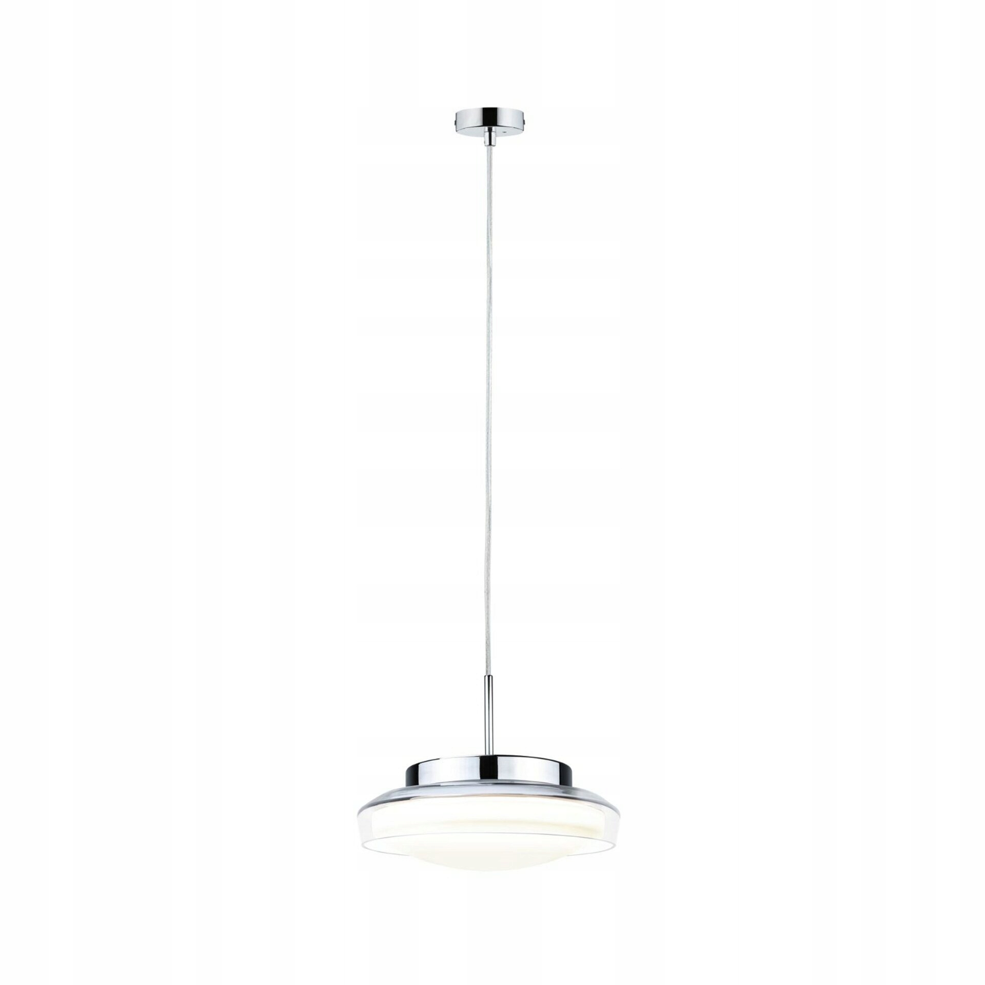 Paulmann Luena Led závesné svietidlo do kúpeľne 11,5W IP44 sklo/chróm