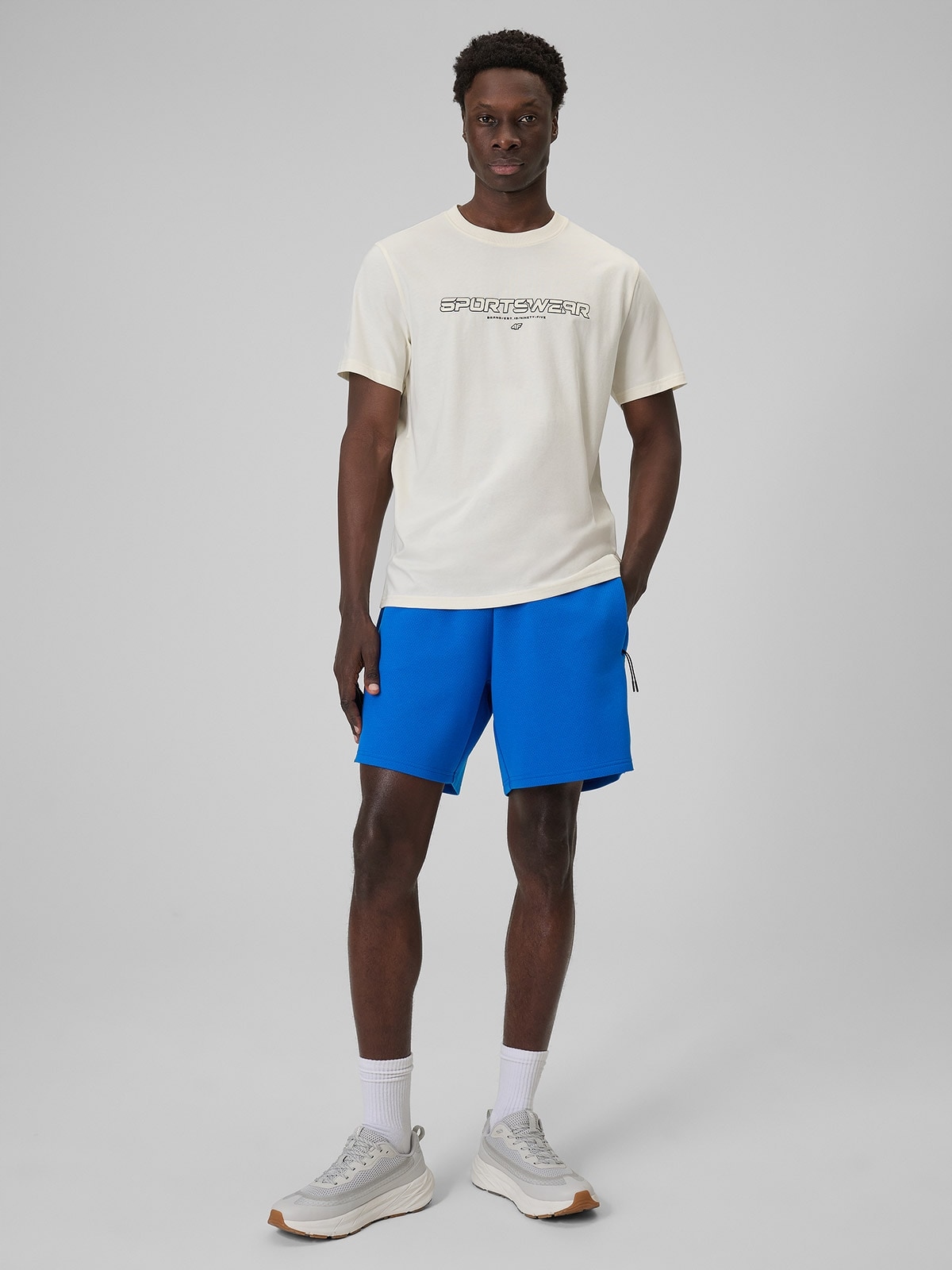 4F Kraťasy Modré Regular L