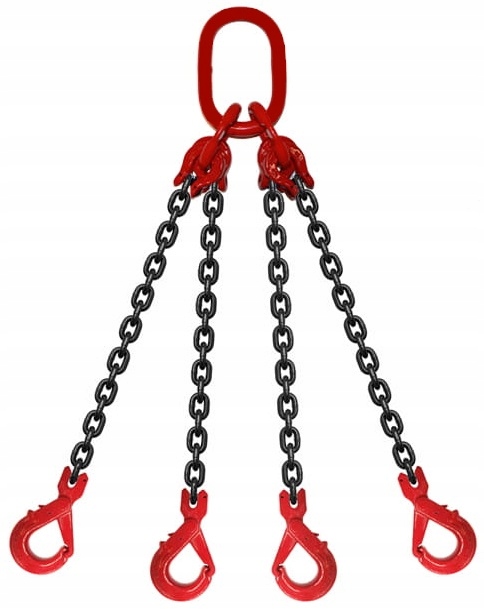 Zawiesie łańc 4C 8-8 DOR=4,25Tdł.3,5M Hak bezpiecz