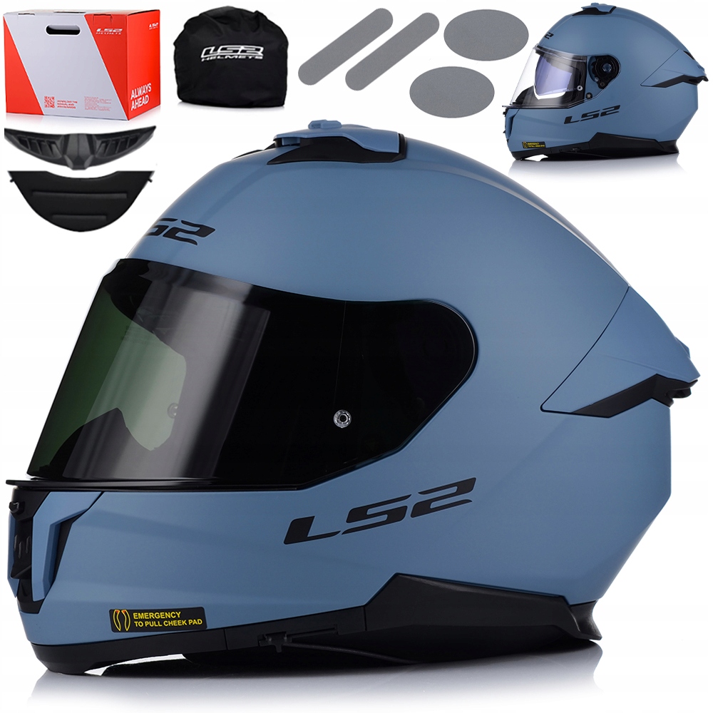Motocyklová Prilba LS2 FF808 Stream II Misty Matt Tmavé Sklo Clona