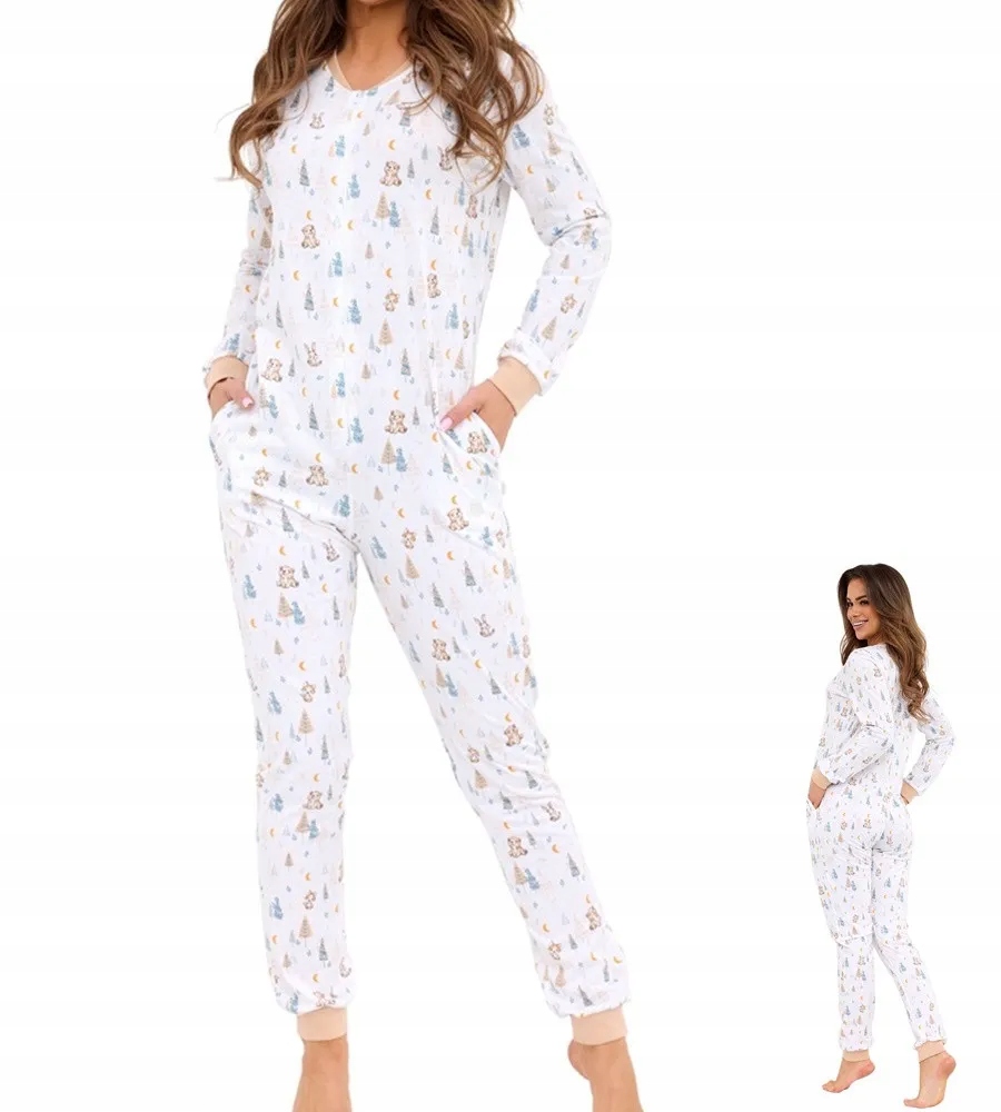 Pyžamo Kombinéza Dámská Cornette 786 fox 2 XL 42 Ecru