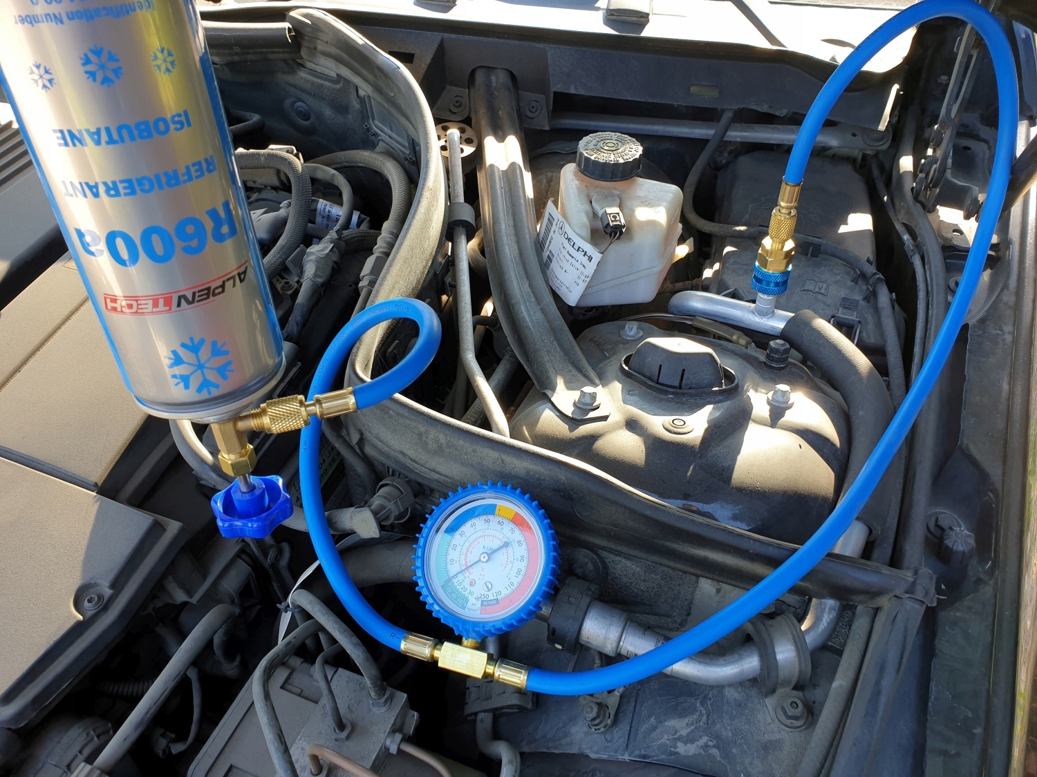 Zestaw do klimatyzacji do aut z R-134a 840g Marka inna