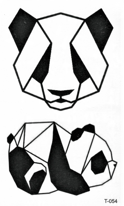 

Tatuaż zmywalny panda miś koala