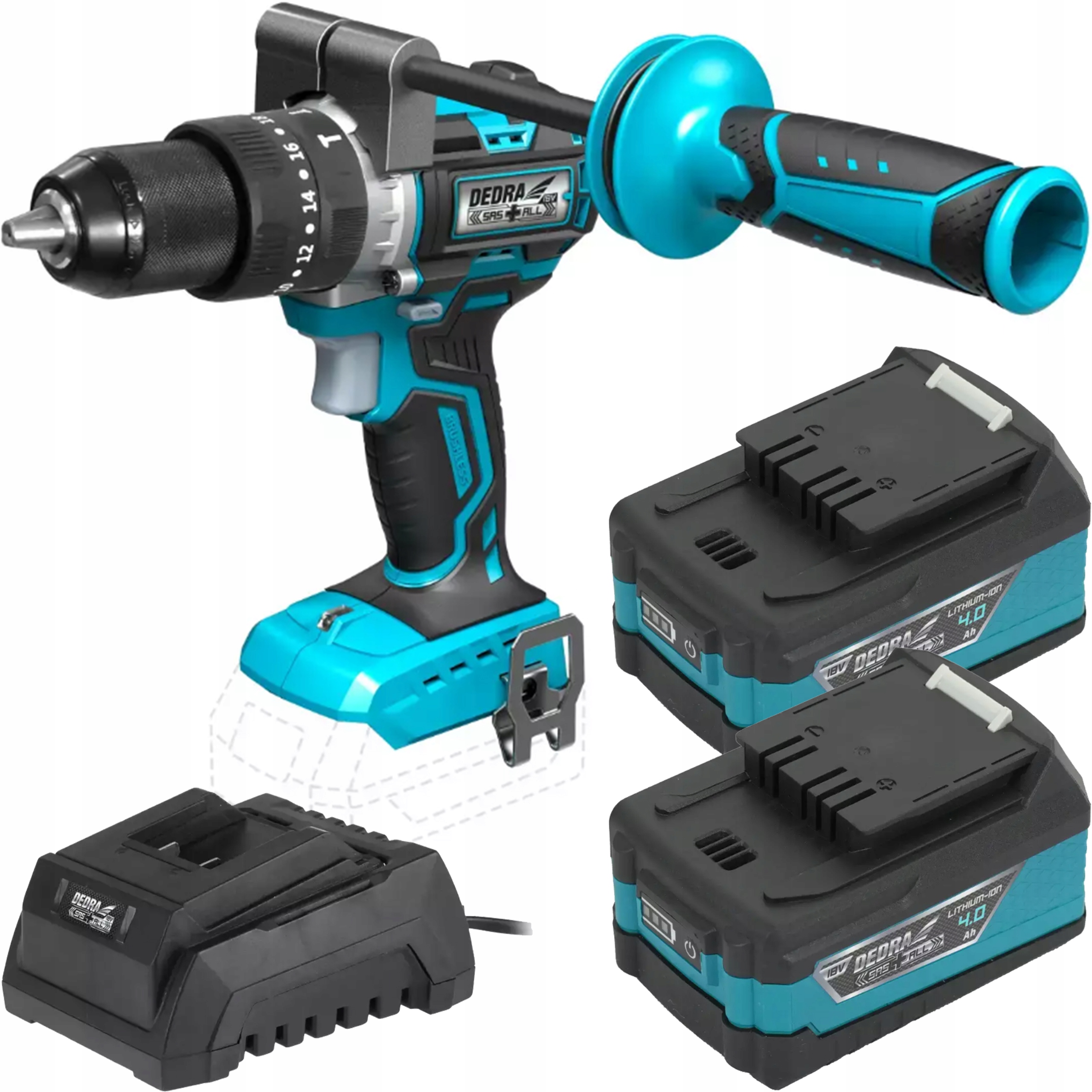 Akumulátorová skrutkovačka Dedra 18V DED7140 85Nm