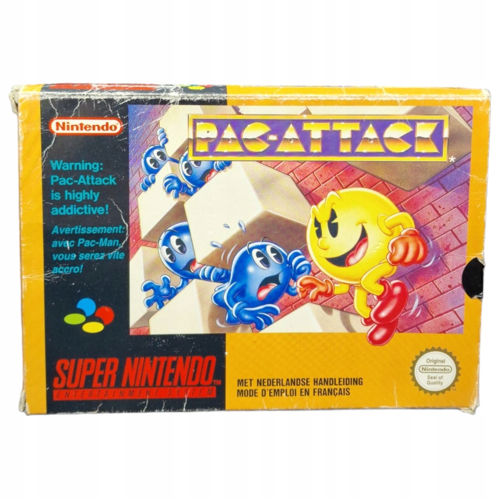 Gra PAC ATTACK Nintendo SNES BOX Pudełko Pac-man