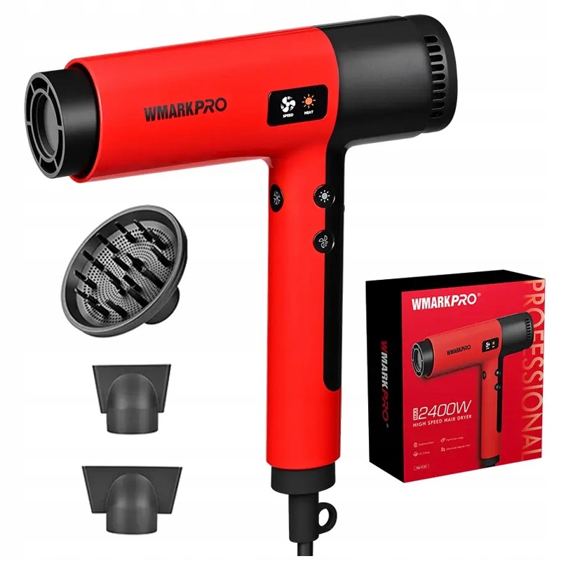 Wmark NG-9127R Suszarka do włosów silnik cyfrowy Bldc 2400w Plasma