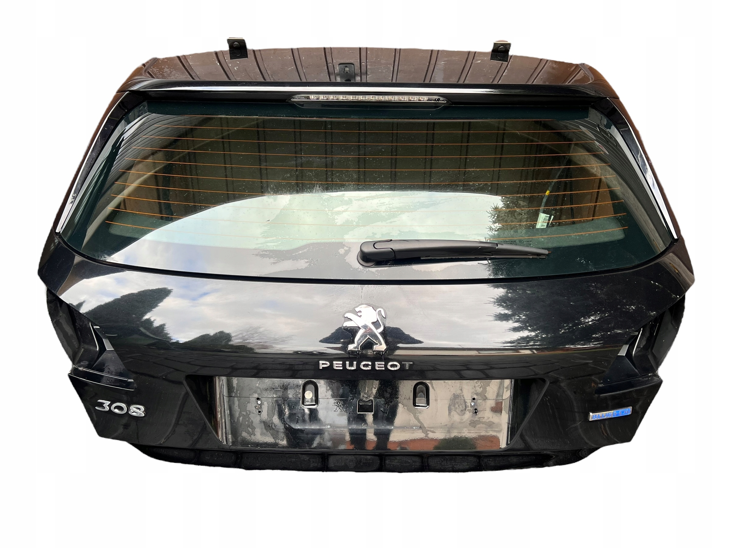 trunk door boot complete black PEUGEOT 308 II T9 HB HATCHBACK