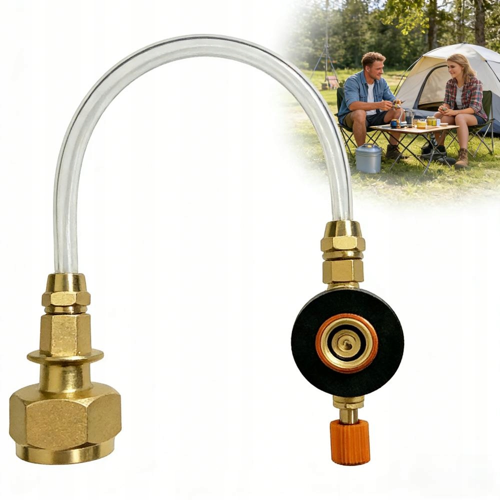 Adapter Do Napełniania Butli Gazowej Kartuszy Wąż 60CM
