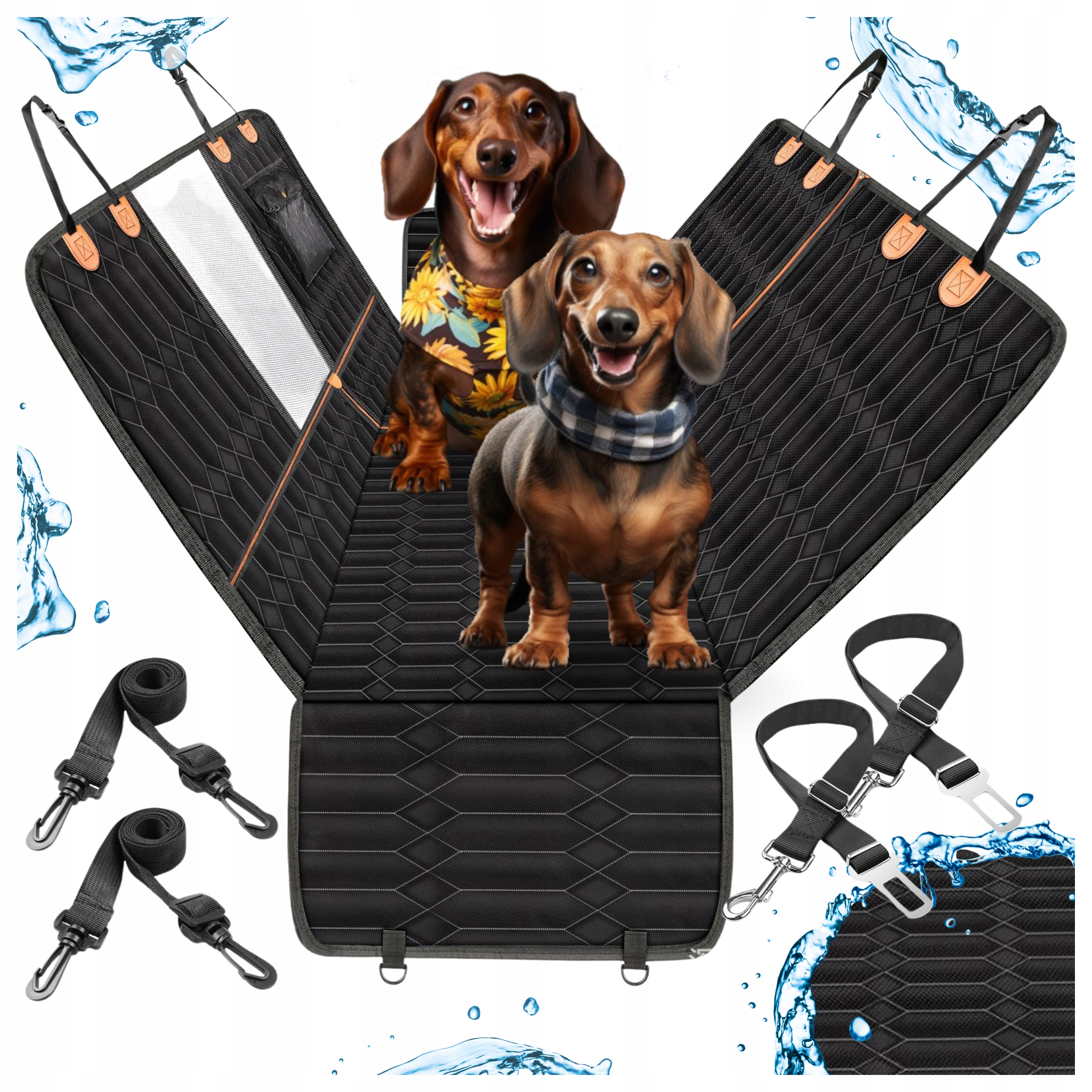 Levně Voděodolná ochranná podložka potah do auta pro psy na sedadlo velká