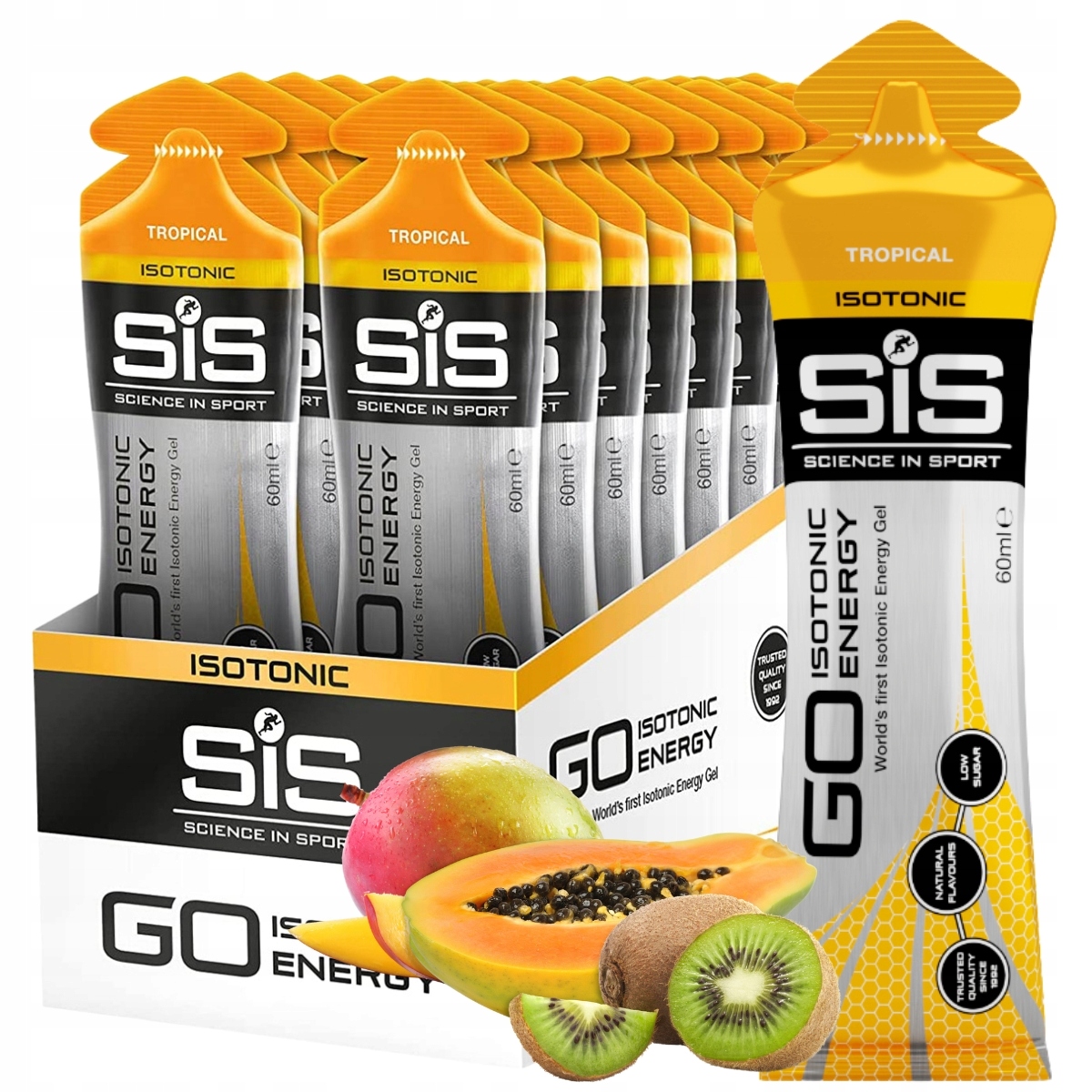 Sis Go Isotonic Gel Energetický Gel 30x60ml Tropický Exotický