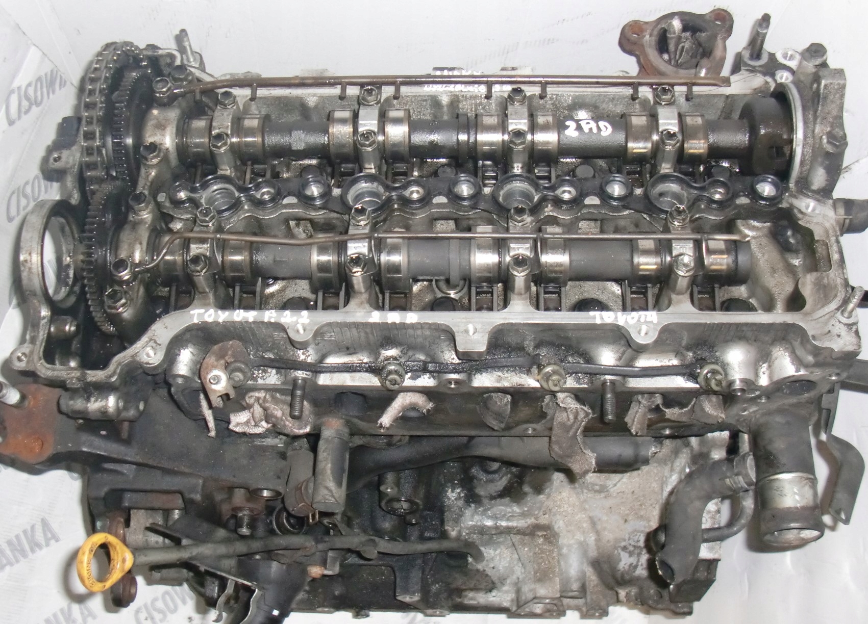 TOYOTA AVENSIS T27 AURIS VERSO 2.2 D4D Двигатель 2AD DPF 152 тыс. км.
