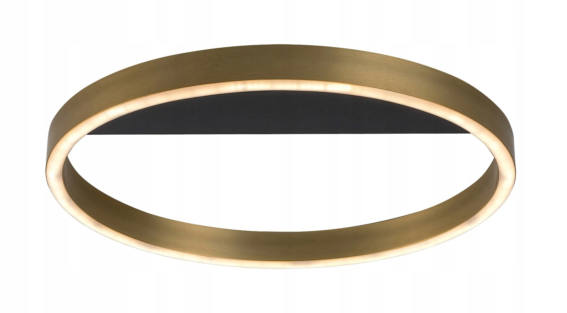 Moderná okrúhla stropná lampa Ø40 cm zlato-čierna Led 20 W Thric Rabalux