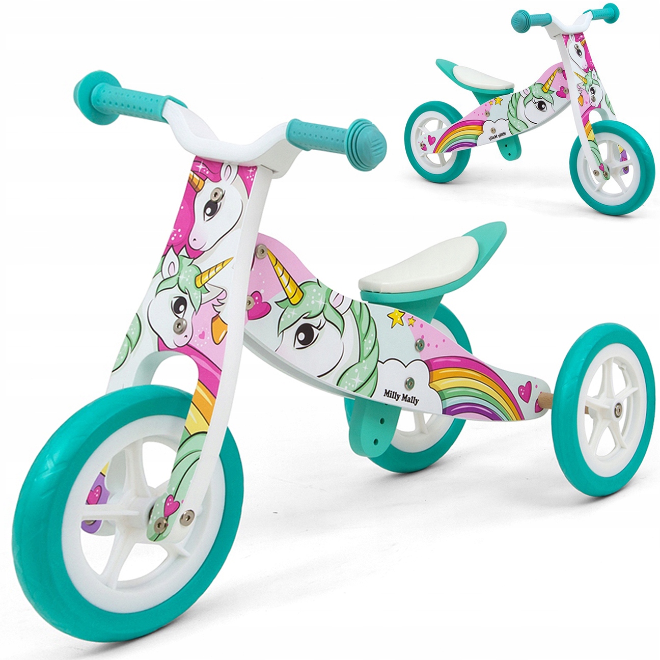 

Milly Mally Look Trójkołowiec Jeździk Biegowy 3w1