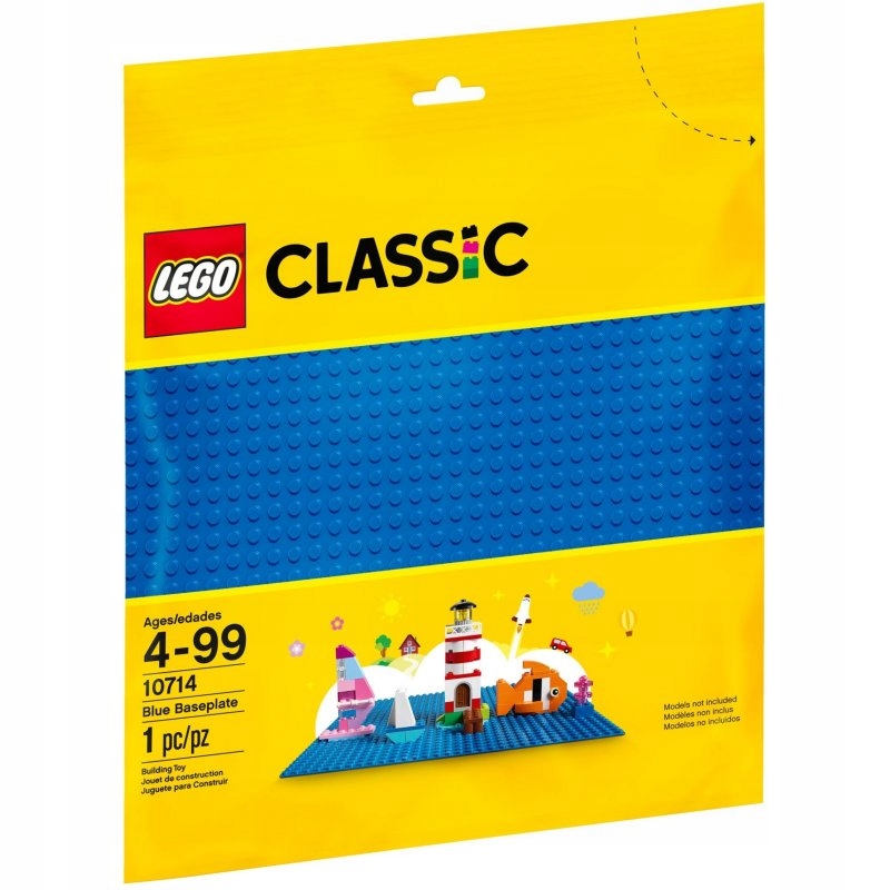 

Lego Classic Niebieska Płytka Konstrukcyjna 10714