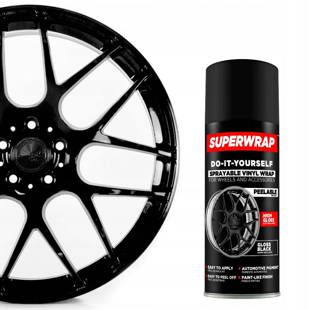 

Superwrap Gloss Black Folia vinylowa w płynie