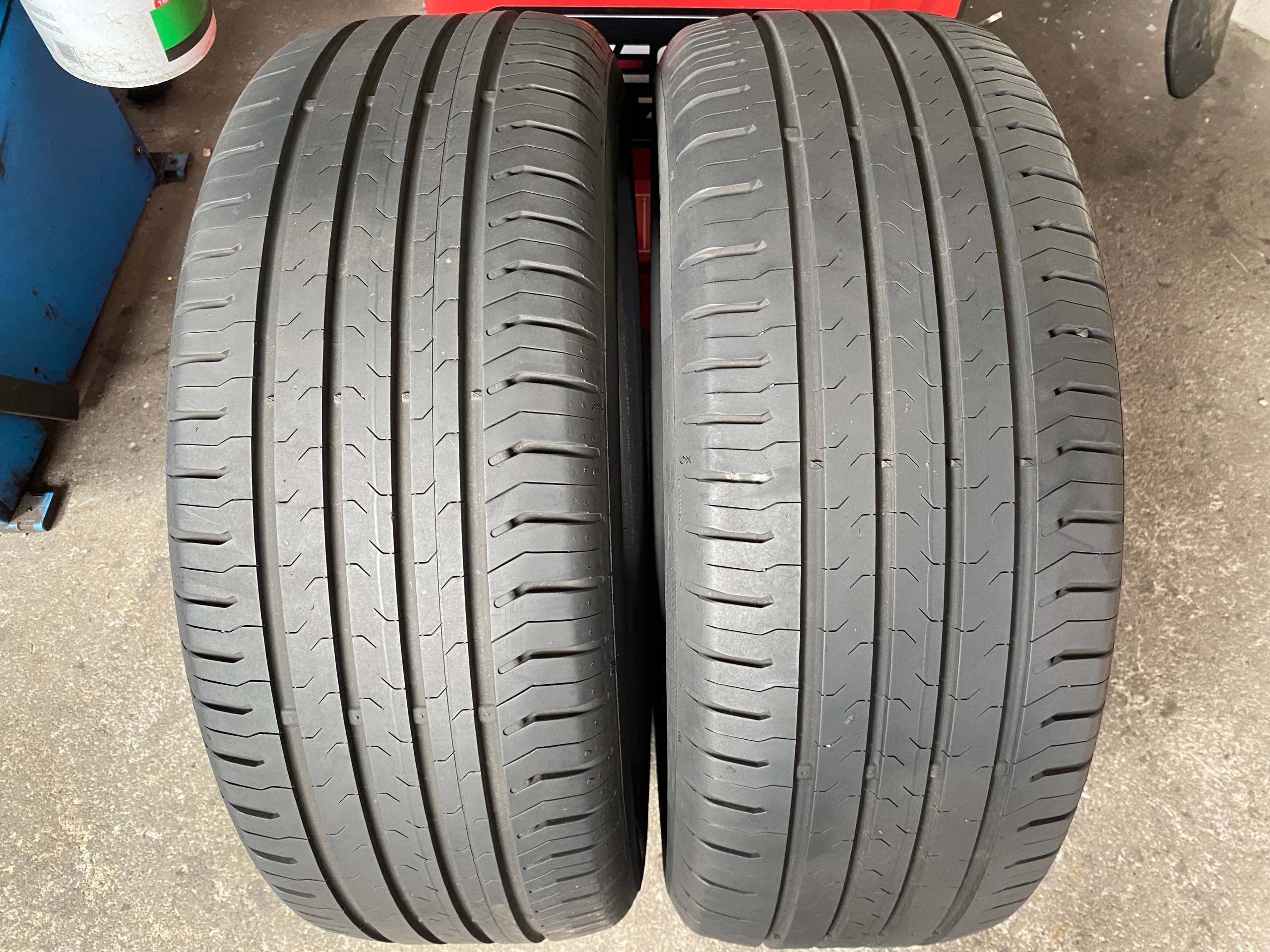 2 tyres summer 235/55R17 Continental ContiEcoContact 5 6mm