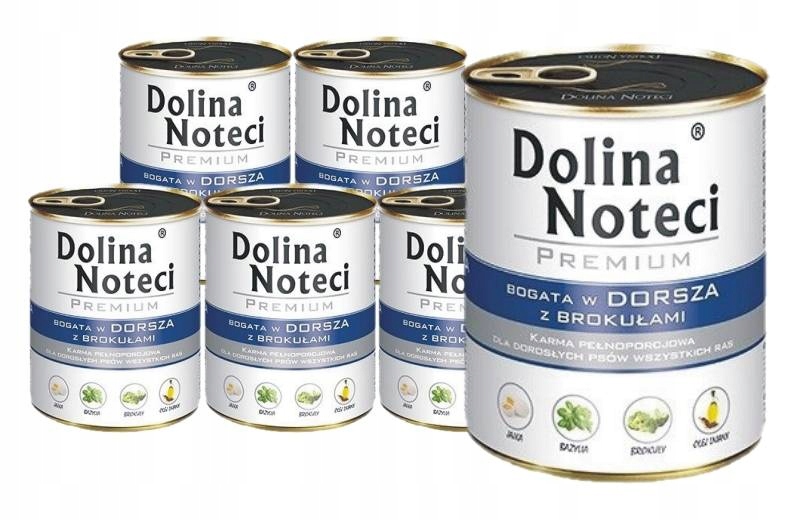 Levně Vlhké Krmivo pro psa Dolina Noteci Premium Příčesek 12x800g Bezobilná