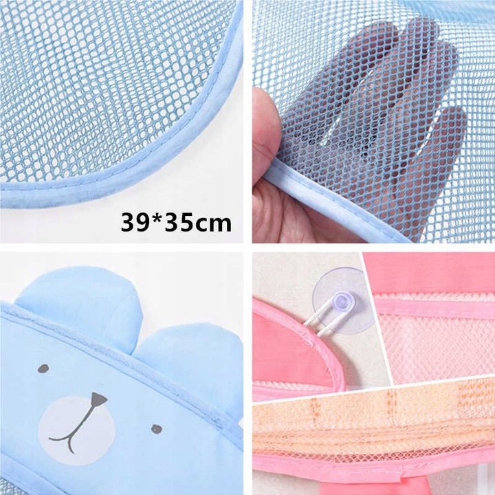 ORGANIZER POJEMNIK NA ZABAWKI KĄPIELOWE DO KĄPIELI Efekty brak