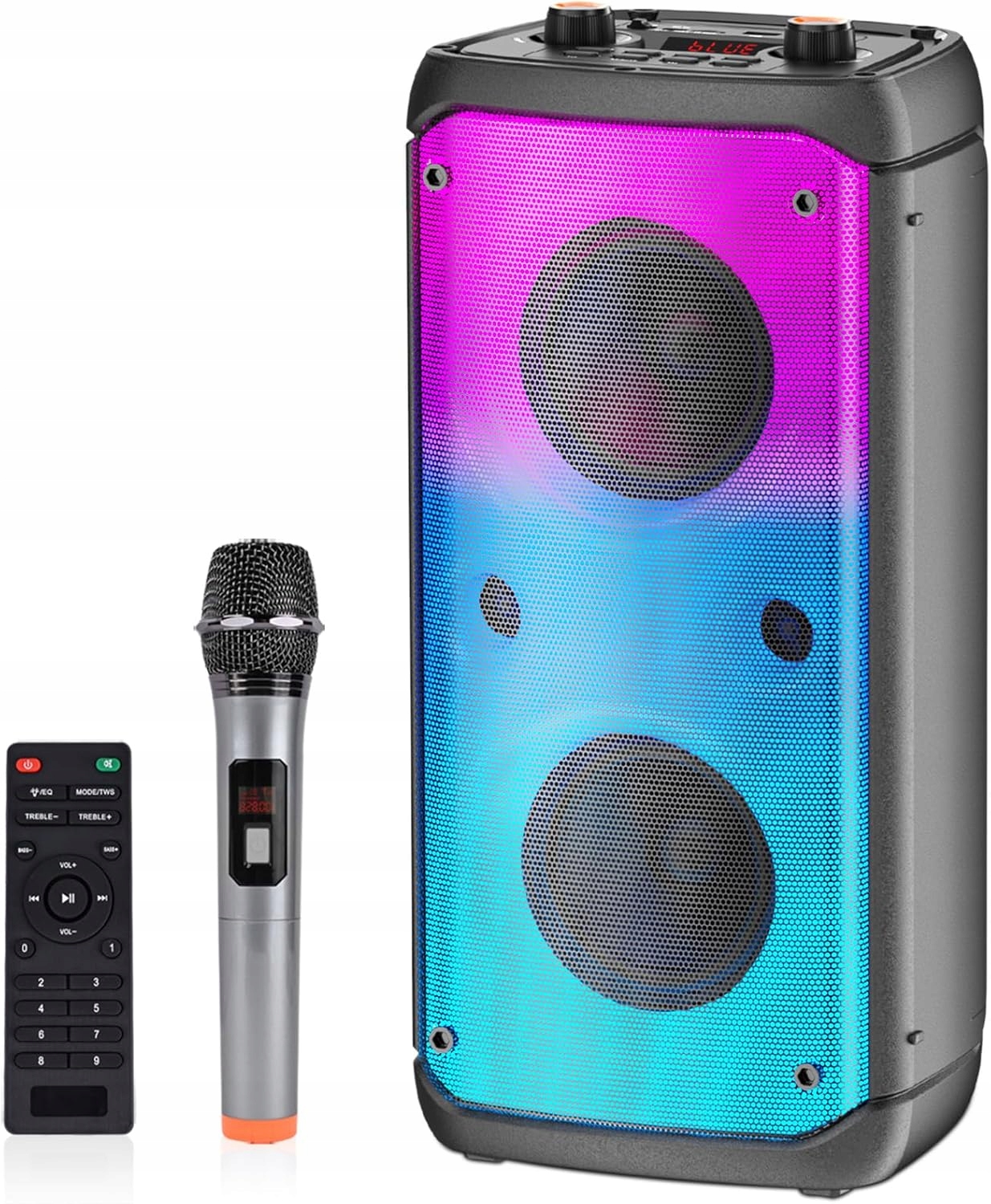 Reproduktor Zařízení Pro Karaoke Bluetooth Reproduktorový Set Tamproad 2X Mikro