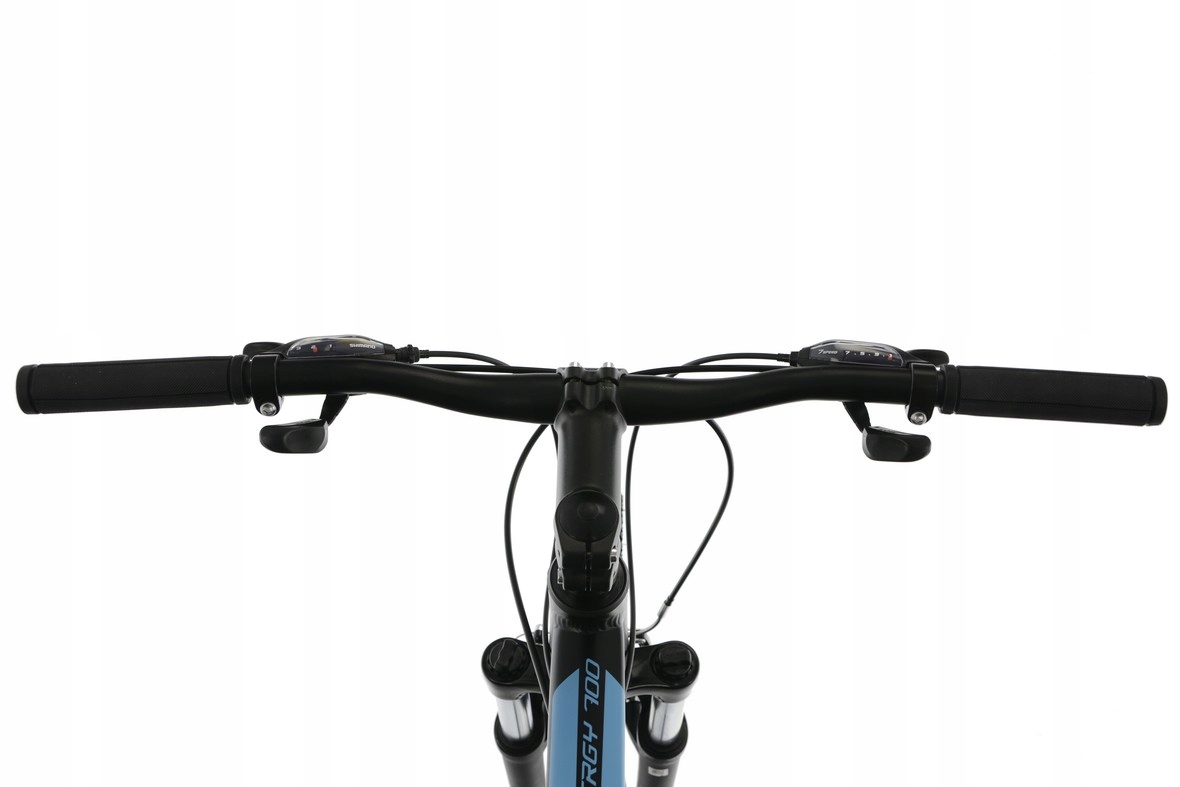 Rower MTB Kands 29 Energy 700 czarno-niebieski r19 Hamulce V-brake