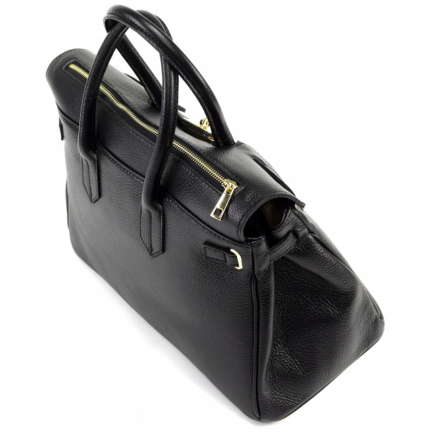 TOREBKA LAURA BIAGGI SKÓRA NATURALNA CZARNA PREMIUM 548A1D Płeć kobieta