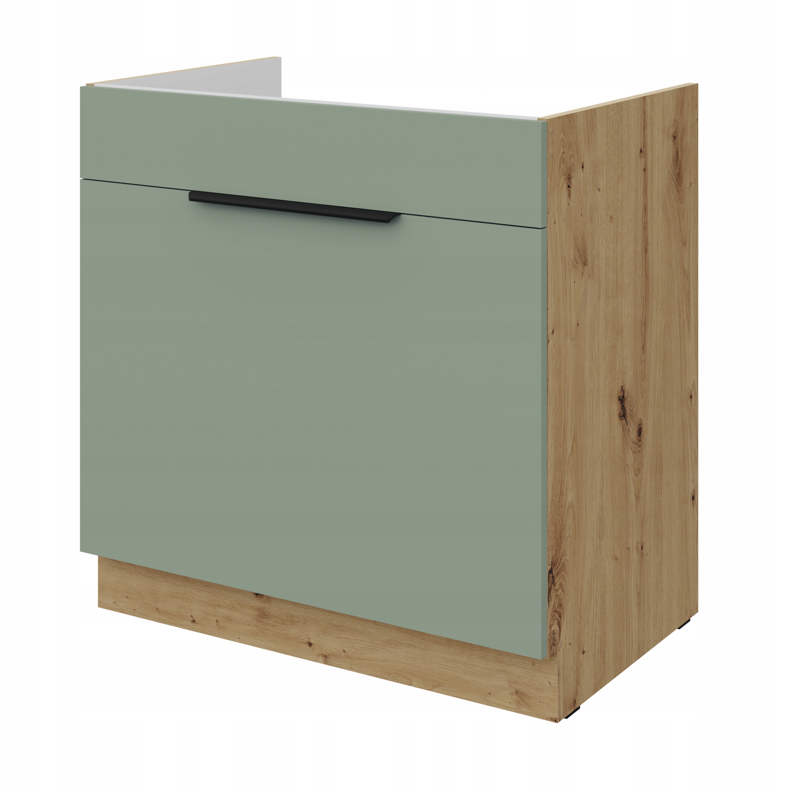 Kuchyňská skříňka pod dřez 80, kuchyňská skříňka s zásuvkou Aquamarine, Artisan