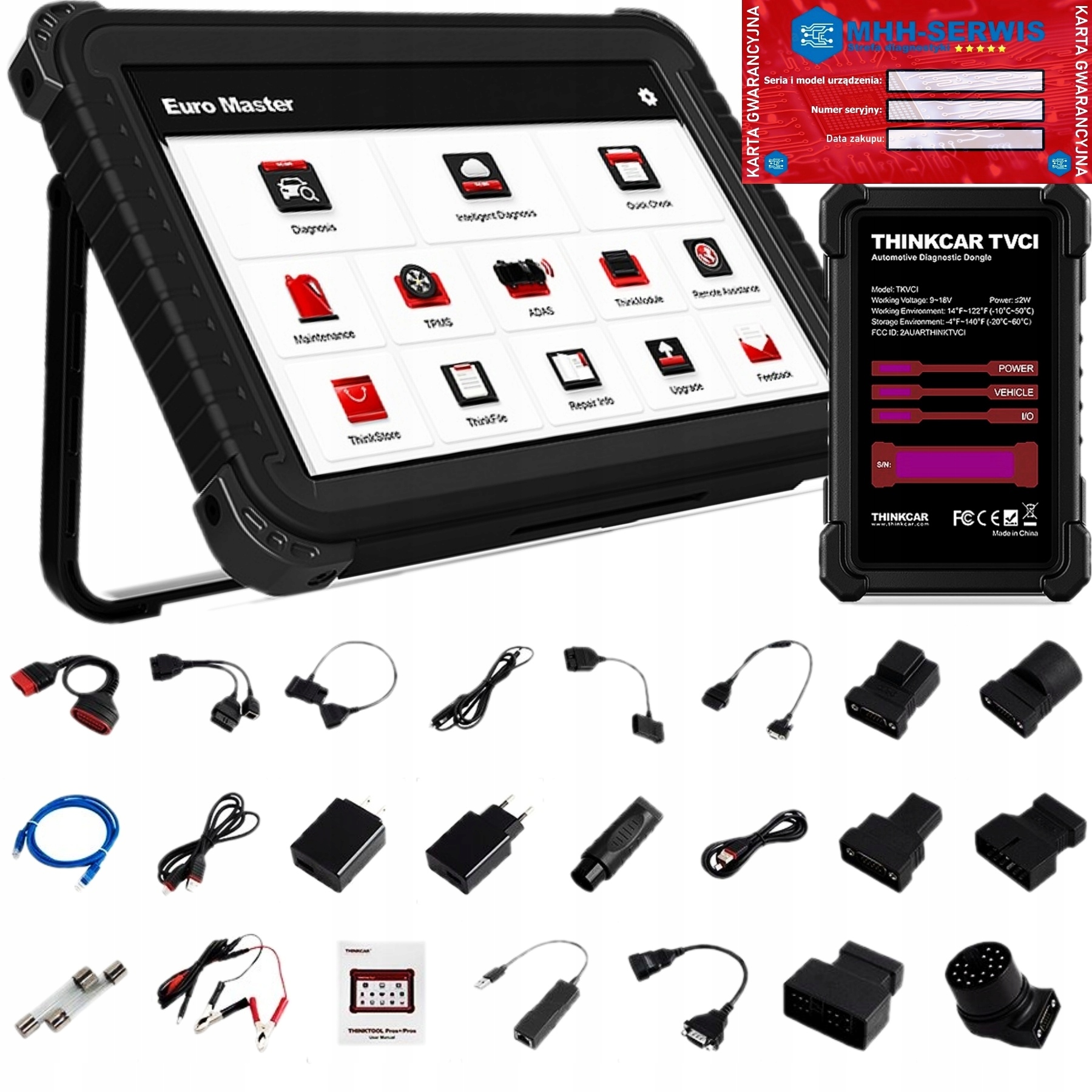 THINKCAR THINKTOOL EURO MASTER 2 TVCI BY LAUNCH