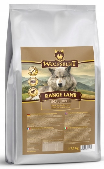 Levně Wolfsblut Dog Range Lamb Adult Small jehněčí a rýže 7,5 kg