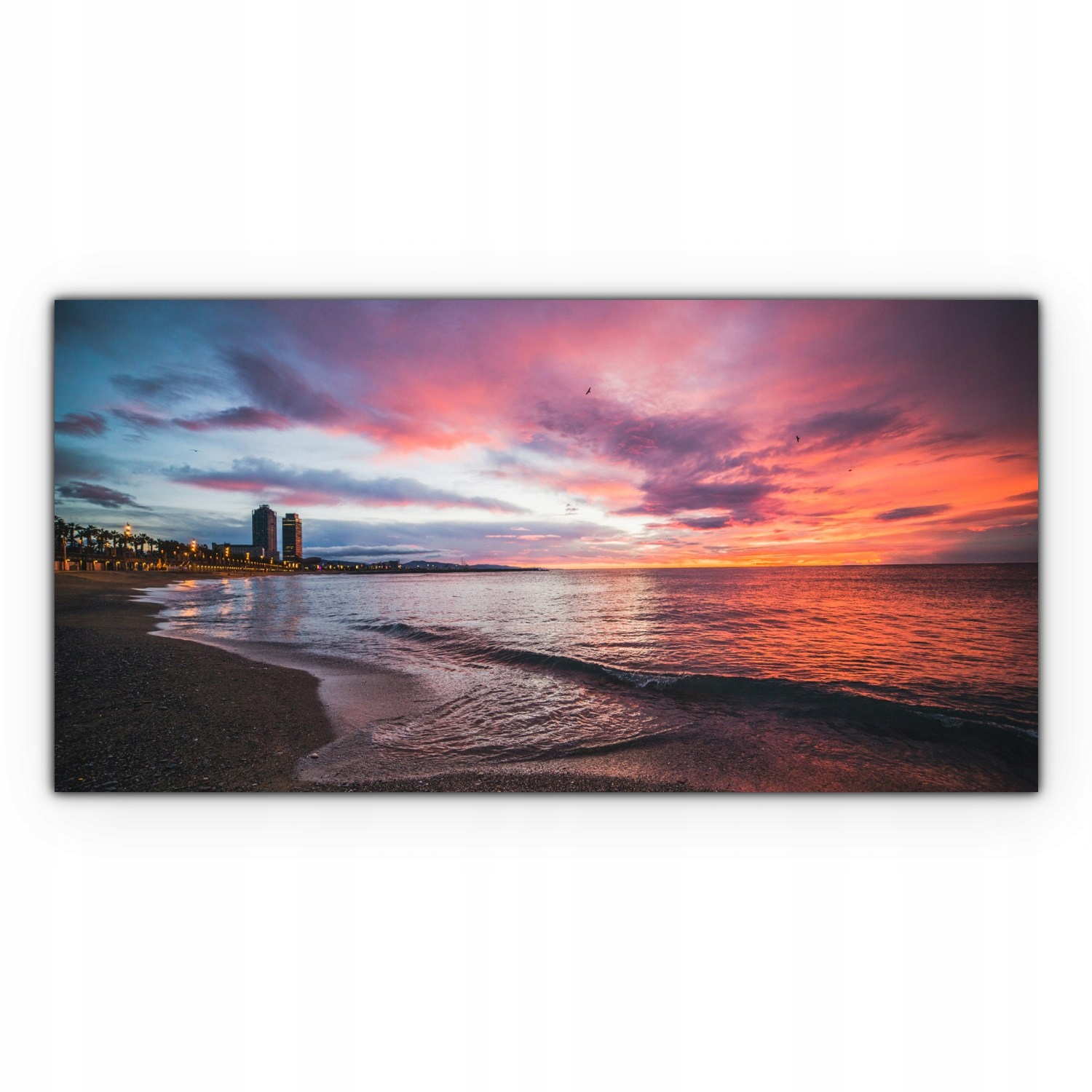 

Obraz na płótnie z foto 140x70 Ocean Zachód Słońca