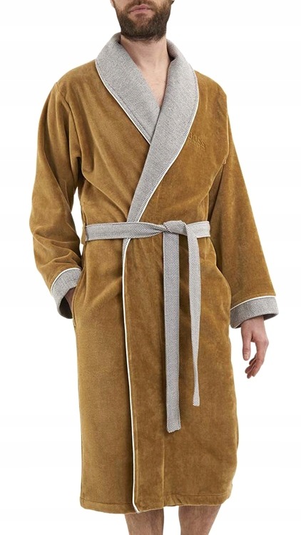 HUGO BOSS SZLAFROK MĘSKI LORD CAMEL ORGINAŁ R S / M
