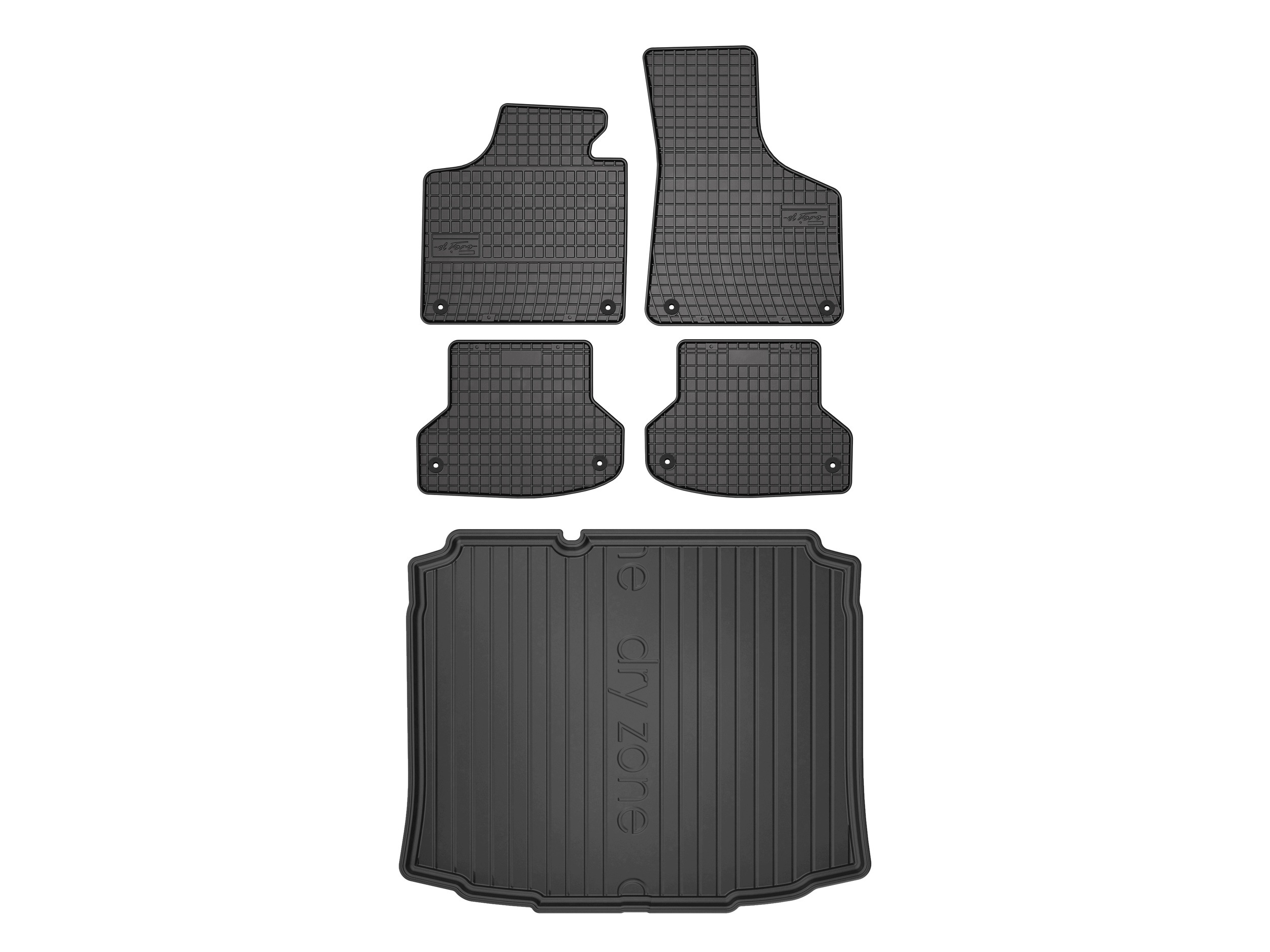 Koberce SolidPRO rohož DryZone pre: Audi A3 8P 2003-2011 5 dielov