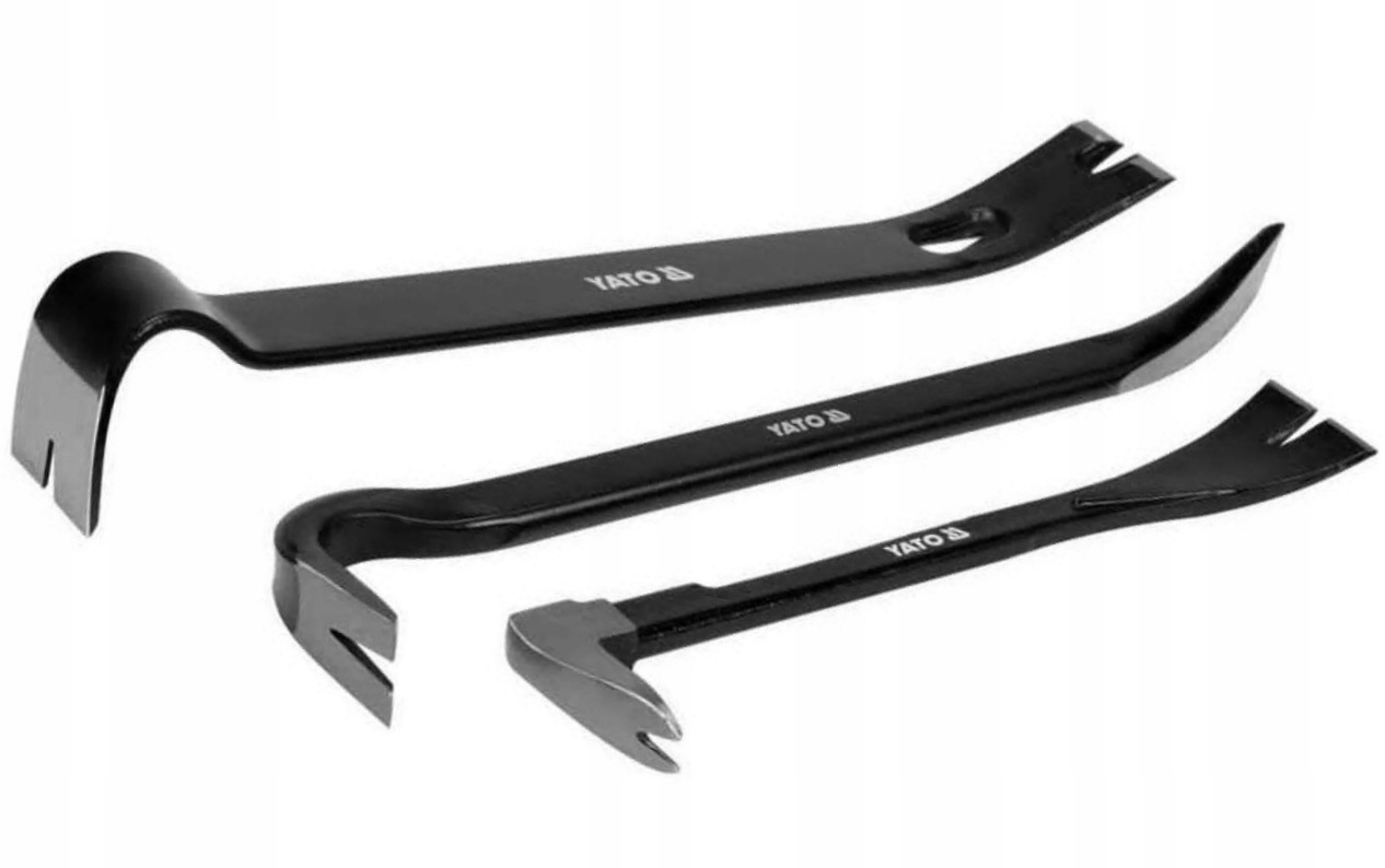 YATO НАБОР ЛОМ С ЭКСТРАКТОРАМИ УГЛЕРОДИСТАЯ СТАЛЬ 3EL.