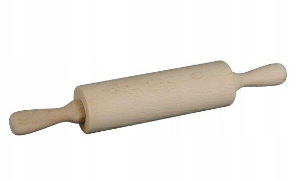 WAŁEK RUCHOMY DREWNIANY DO CIASTA 38CM EKO
