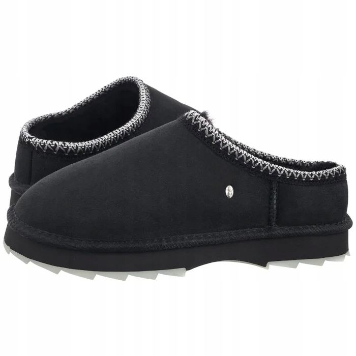 Dámské zateplené Pantofle Emu Sharky Scuff Black W13179 Černé