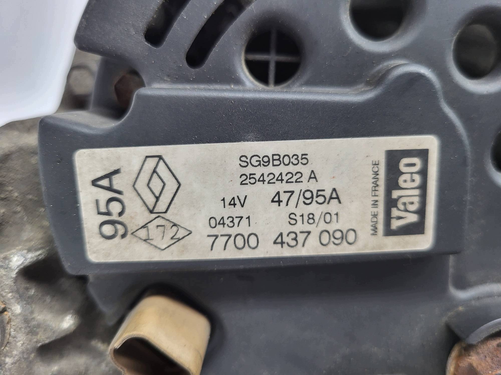 alternator Renault CLIO II 3D 1.2 MPI 7700437090