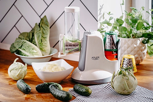 Szatkownica do warzyw z 5 nasadkami Adler AD 4815 150W Moc 150 W
