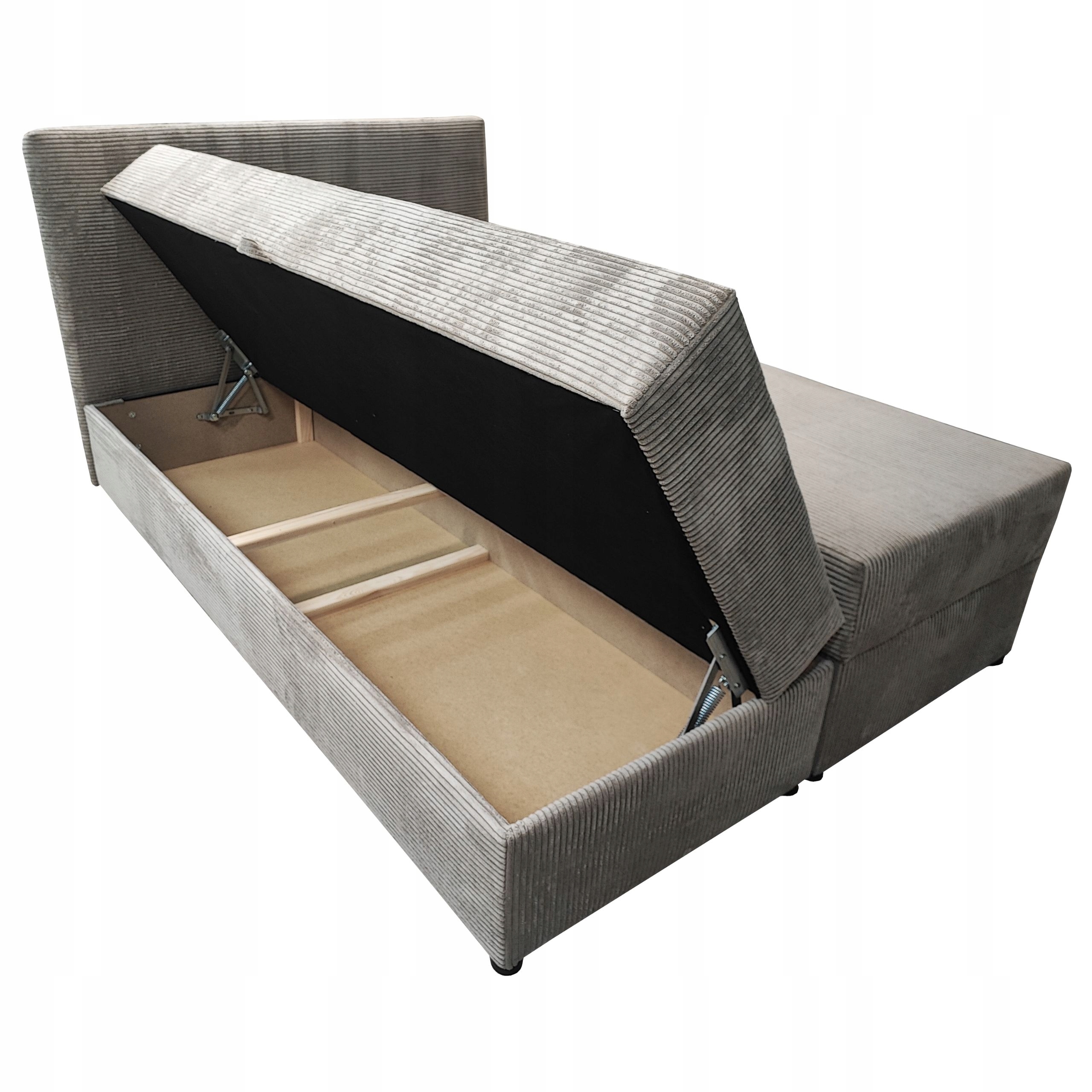 Velká kontinentální postel Cordia 200 x 200 cm 2x Kontejner Bonell Sztruks