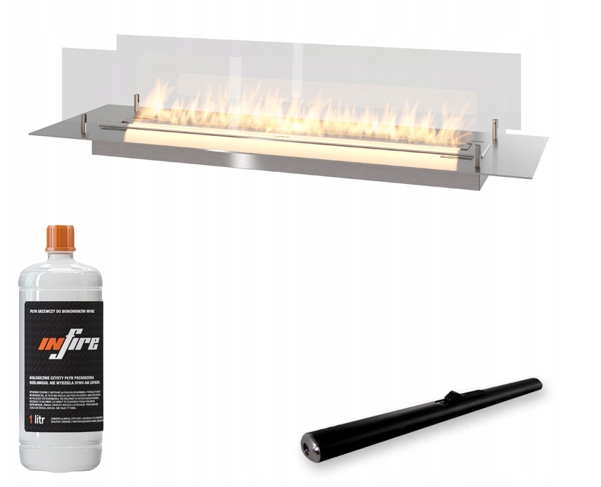 Biokrb pro zabudování do nábytku Inox 1000 mm Palník Do Skříňky