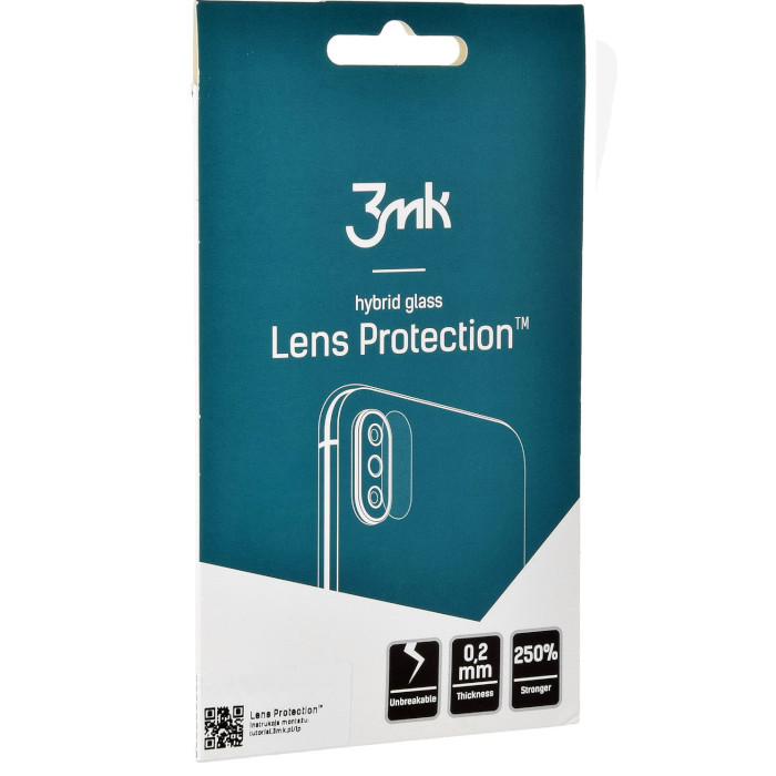 

Szkło Hybrid Glass 3mk na aparat do P40 Lite E