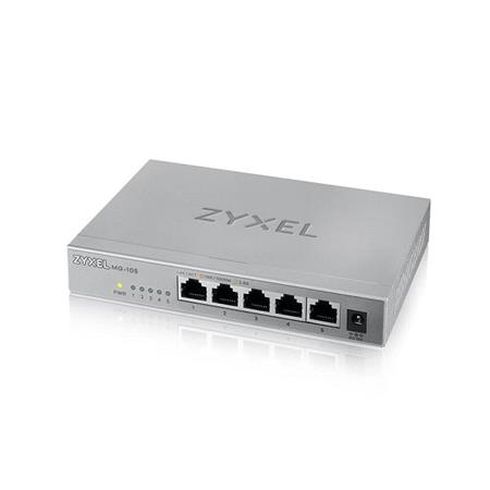 Zyxel XMG-105 5 Ports 2,5G 1 Sfp+, 4 ports 70W total PoE++ Desktop MultiG
