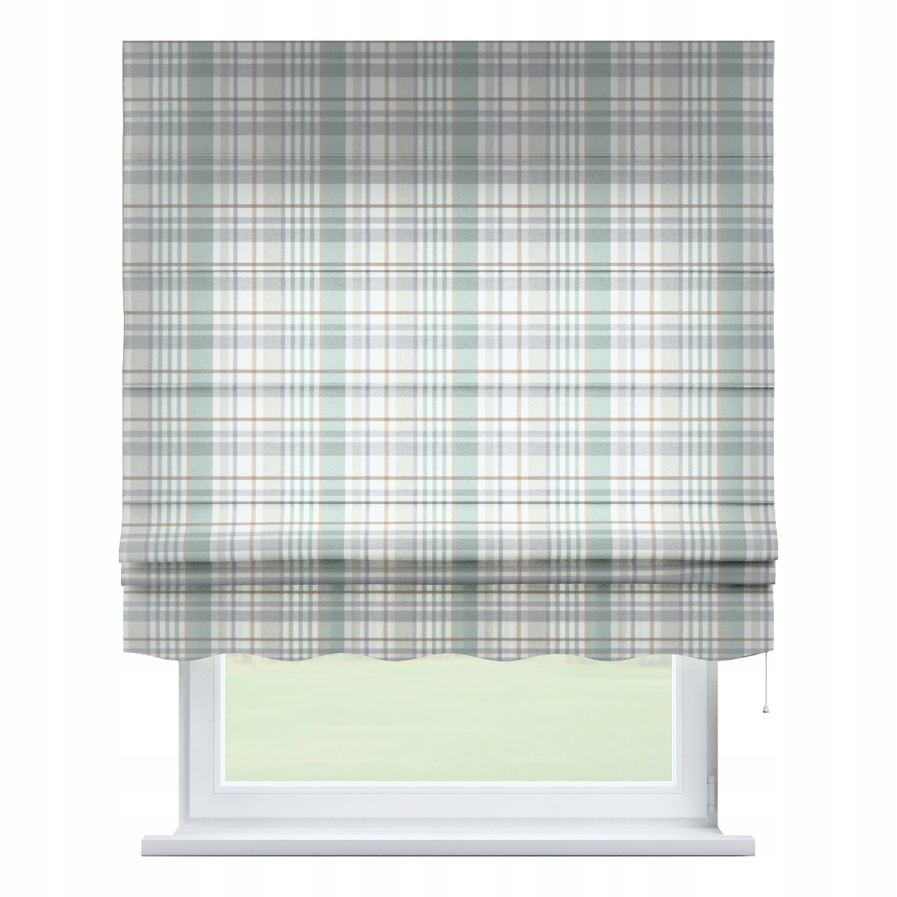 Hotová rímska roleta Florencia 160x170 cm zelená