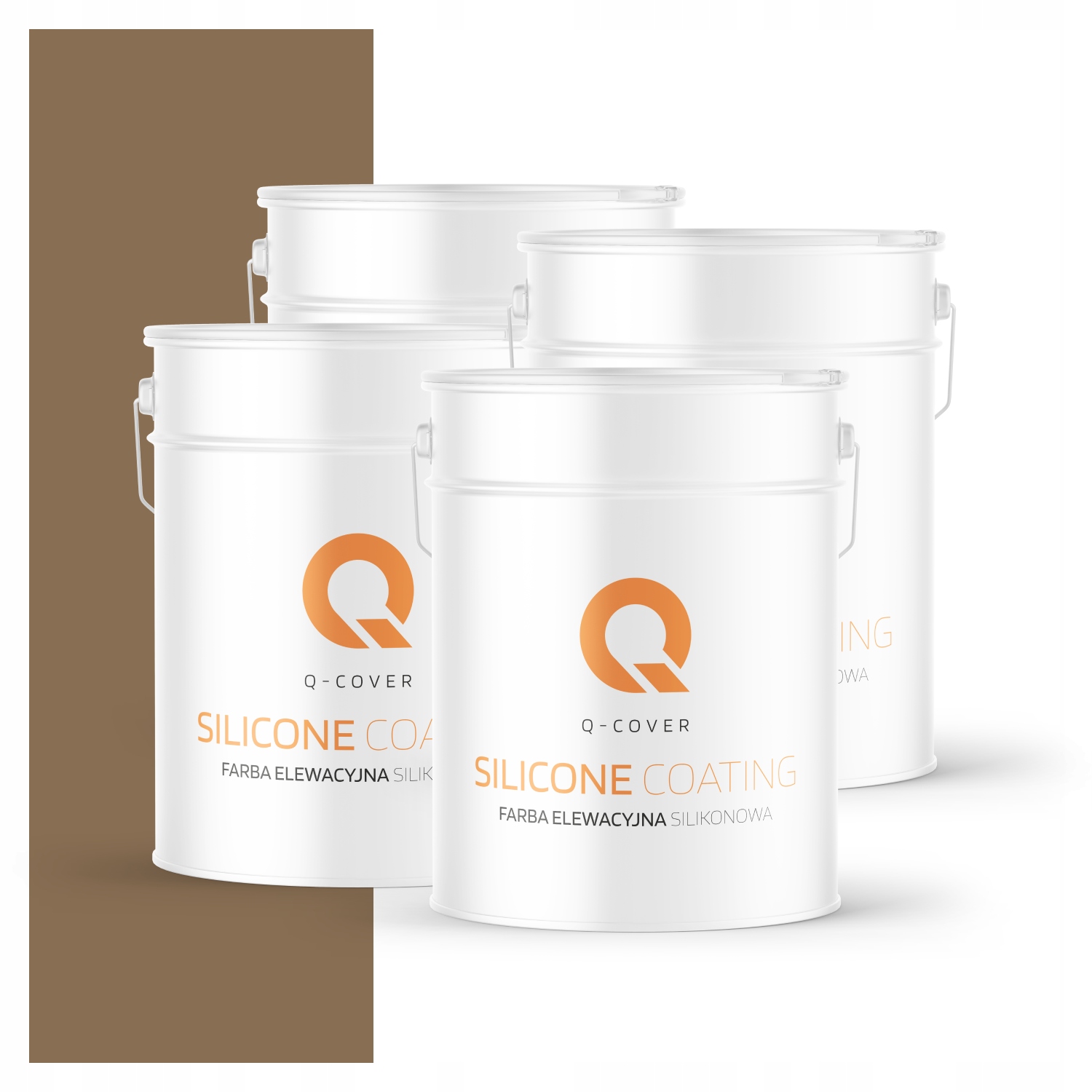 Fasádna farba Fasádová 10L Silikónová Uv Kakaová farba