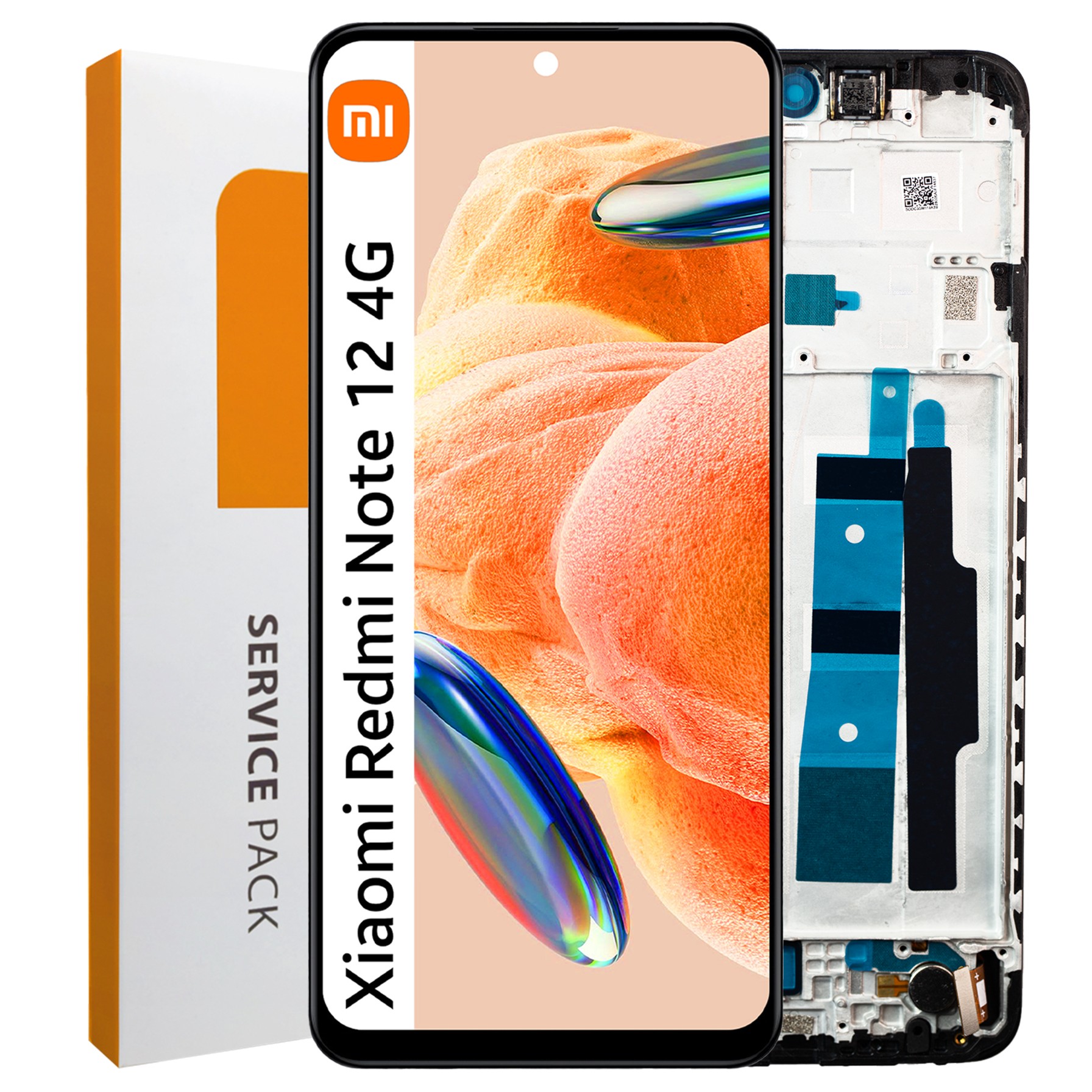 Displej pro Xiaomi Redmi Note 12 4G LCD displej Rámeček Originální Zila