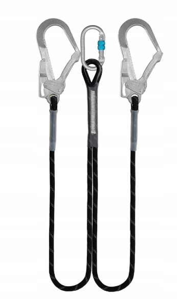 Podwójna Linka Nexion 259 Lonża 100 cm: Złącza Stalowe En 362, Norma En 354