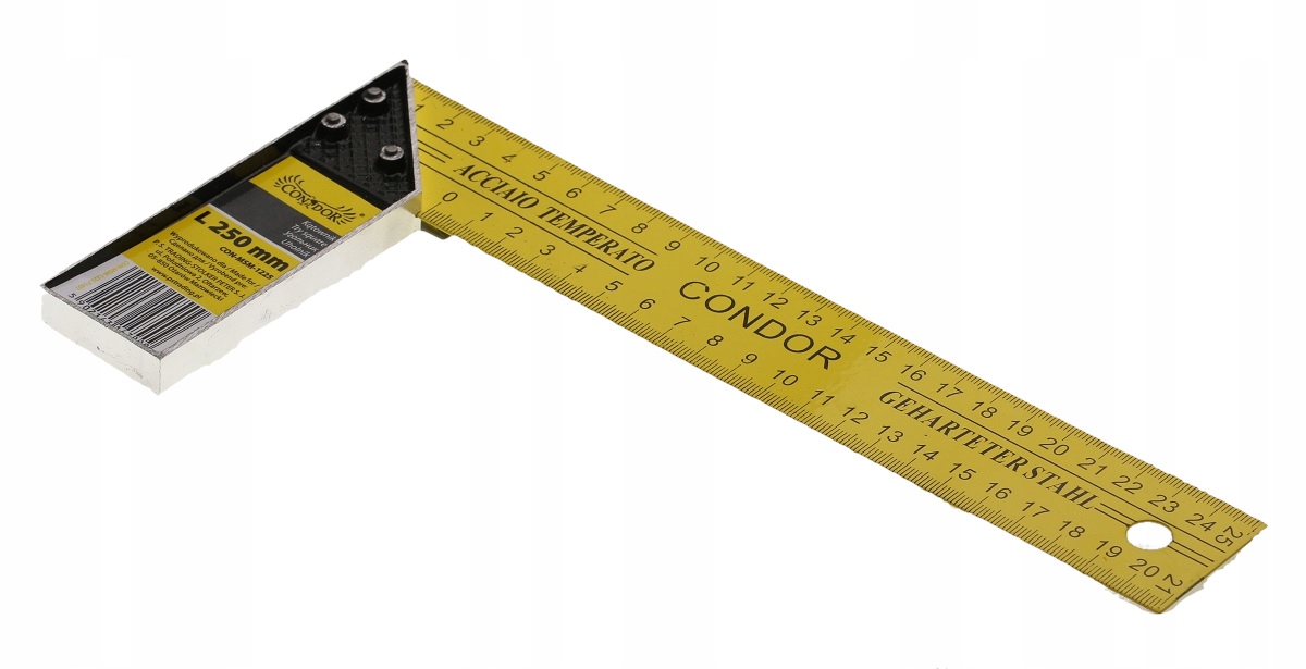 

Kątownik Stolarski Solidny Winkiel Stalowy 250 MM