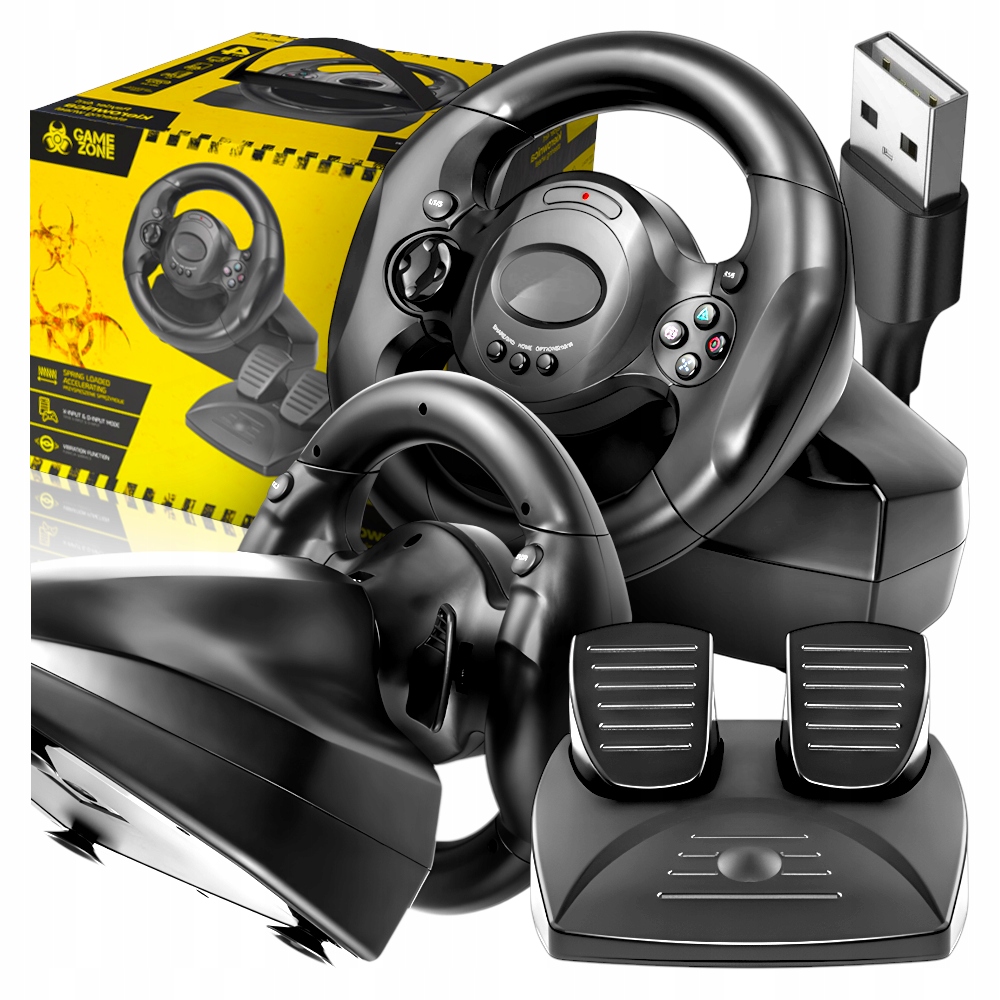 Руль для ПК ноутбук PLAYSTATION PS3 PS4 Xbox One USB педали