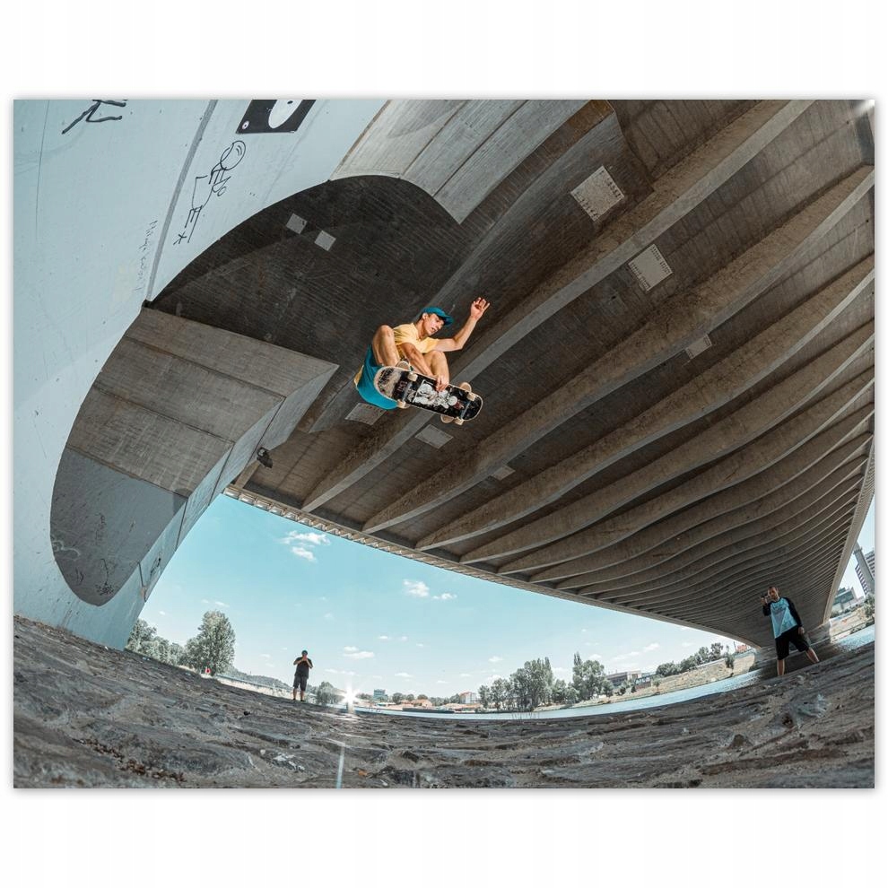 

Plakat 50x40 Deskorolka Deska Skoki